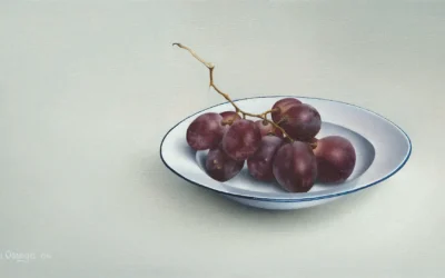 Bord met druiven (verkocht)