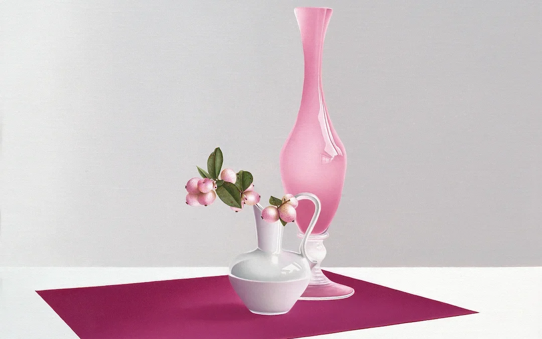 Compositie in roze
