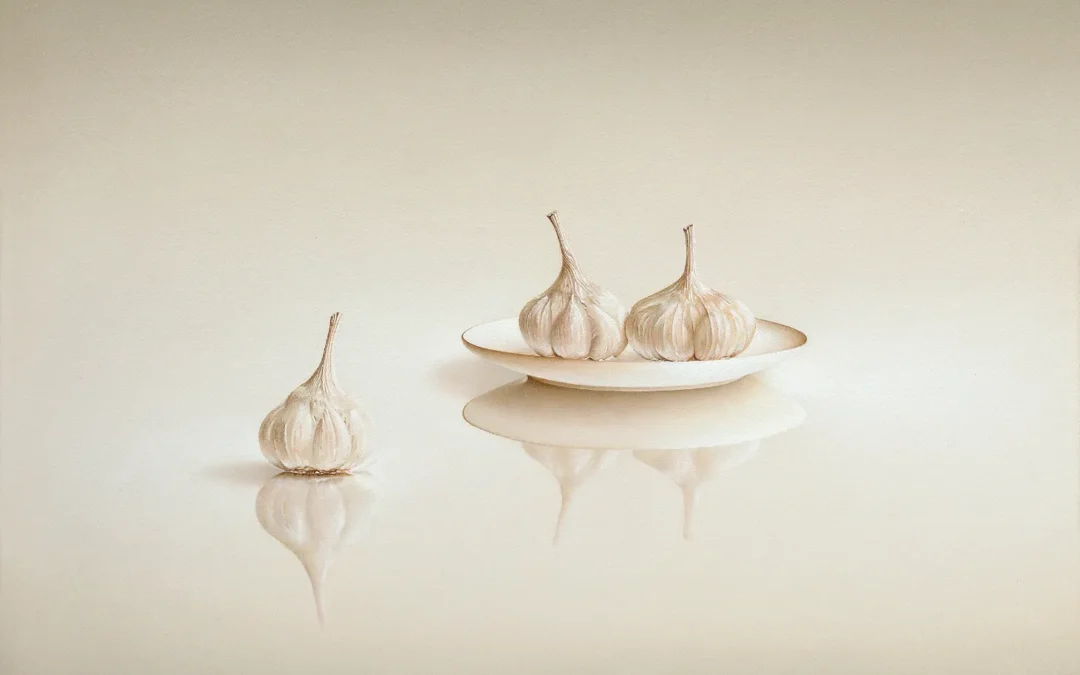 Drie knoflookjes (Verkocht)